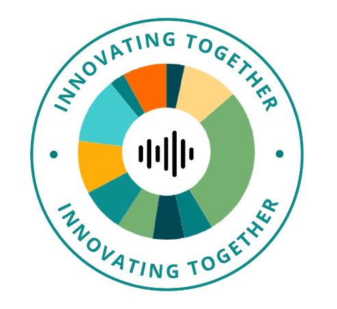 Image of Innovating Together podcast graphic element